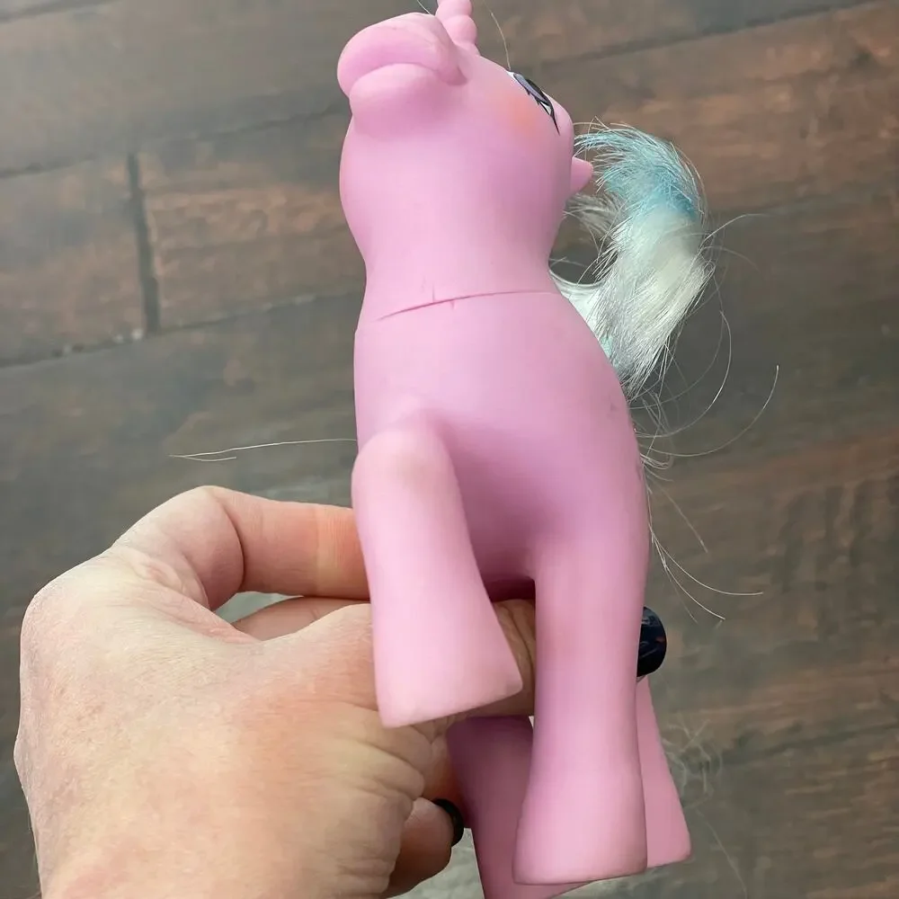 My Little Pony Milky Way w/ Brush G1 MLP Pink Unicorn w/ Stars Vintage 1987 Toy